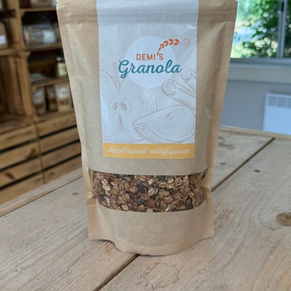 Appel kaneel granola